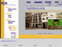 Tablet Screenshot of lapildora.com